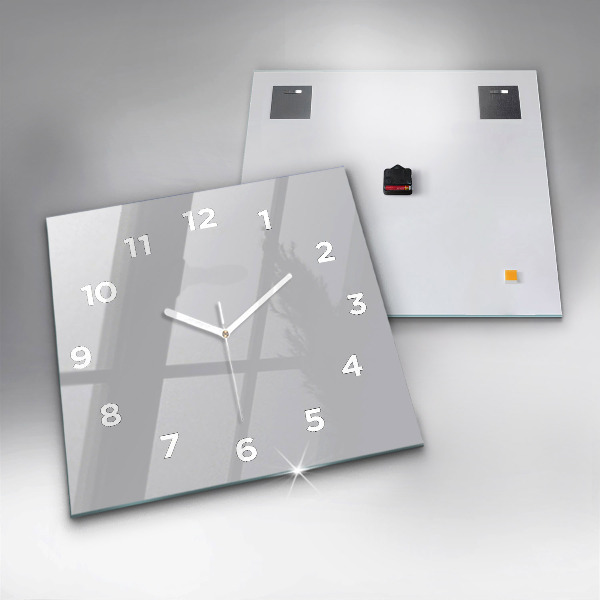 Square wall clock Light Gray