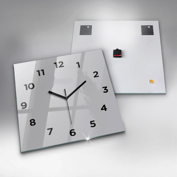 Square wall clock Light Gray