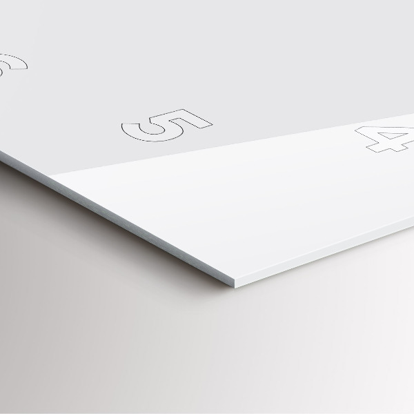 Square wall clock White