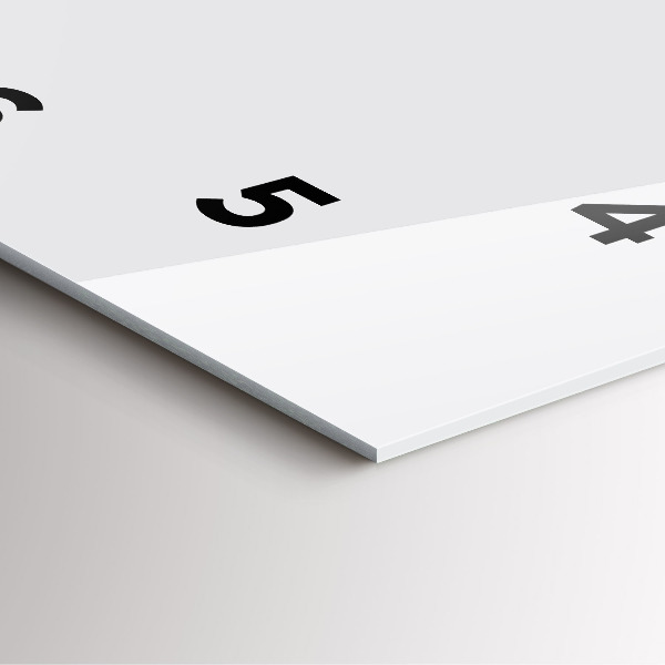 Square wall clock White