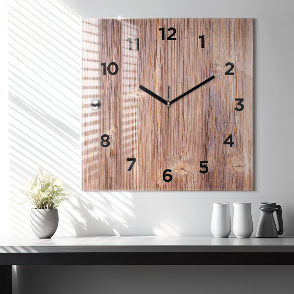 Square wall clock Peppers