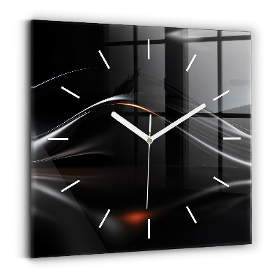 Square wall clock Abstraction