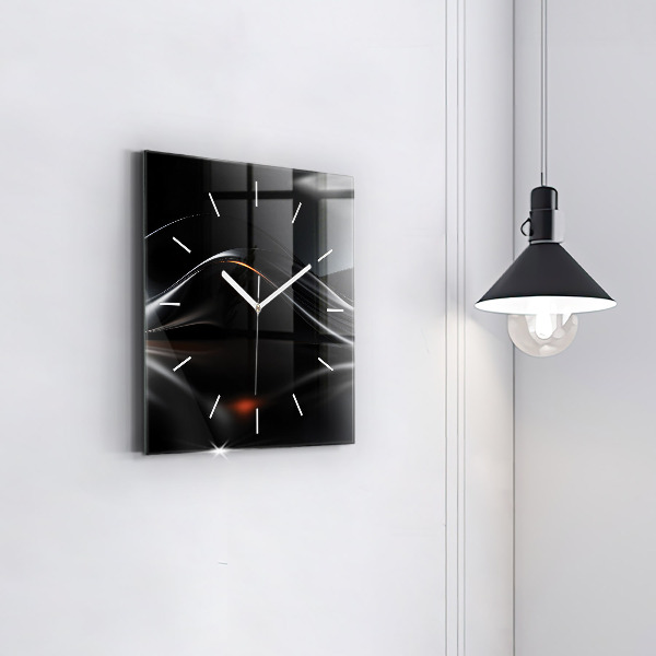 Square wall clock Abstraction