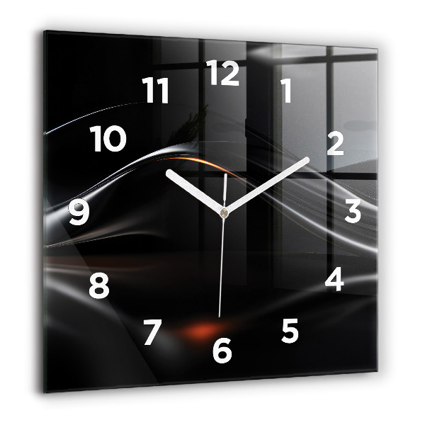 Square wall clock Abstraction