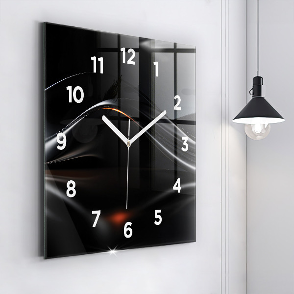 Square wall clock Abstraction