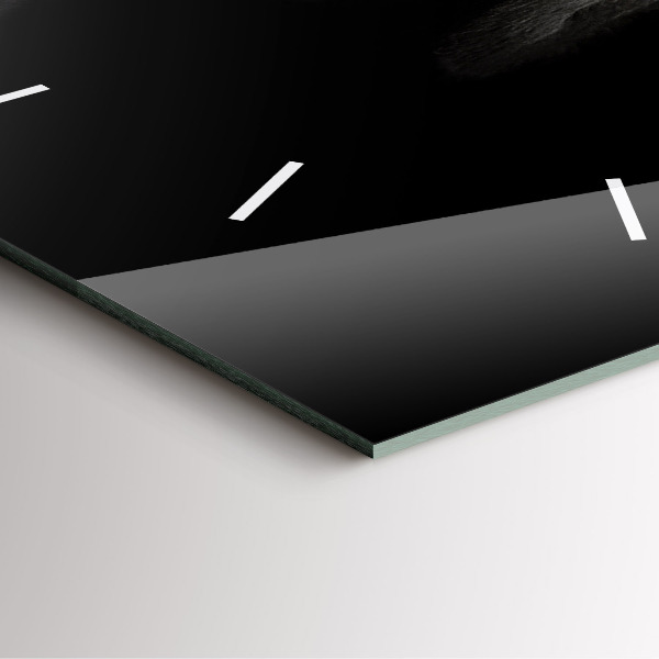 Square wall clock Scottish Fold Dog and Cat