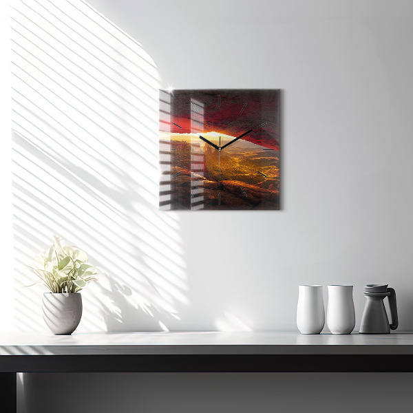 Square wall clock Grand Canyon Arizona