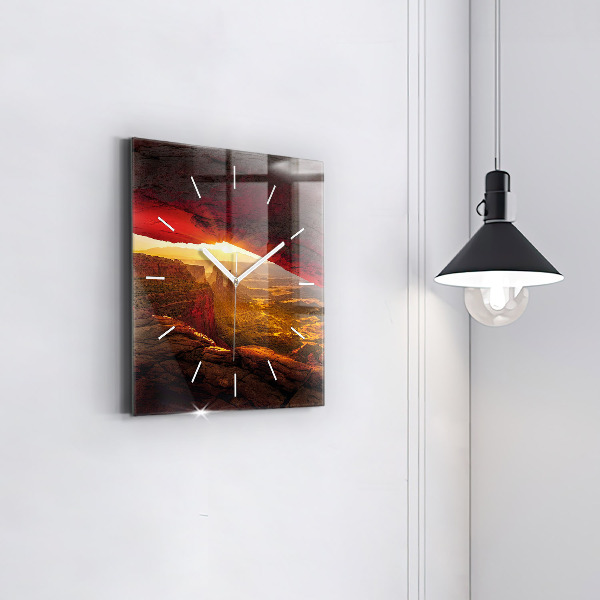 Square wall clock Grand Canyon Arizona