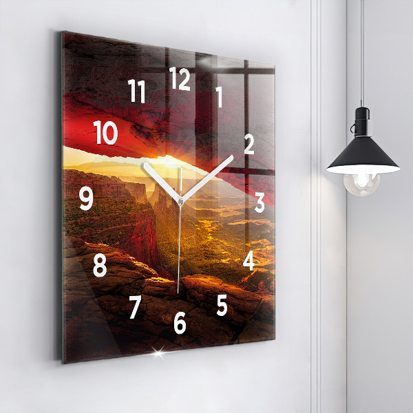 Square wall clock Grand Canyon Arizona