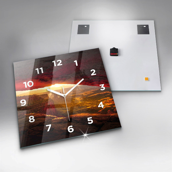 Square wall clock Grand Canyon Arizona