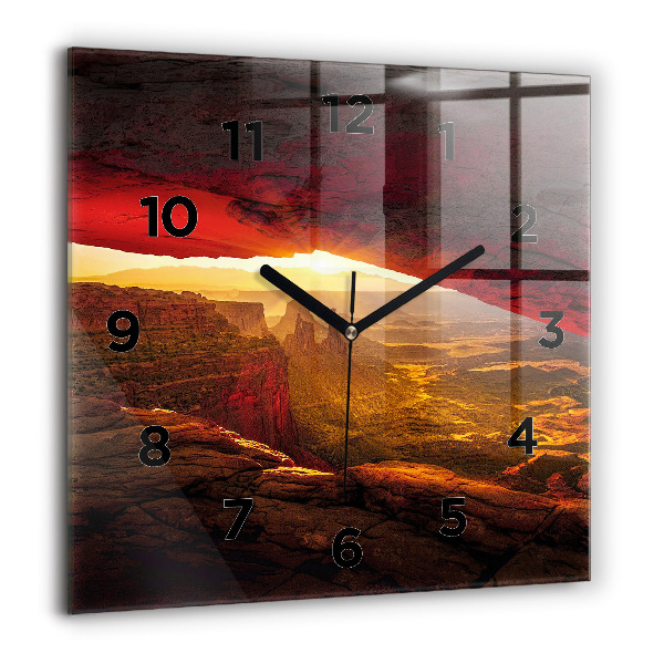 Square wall clock Grand Canyon Arizona