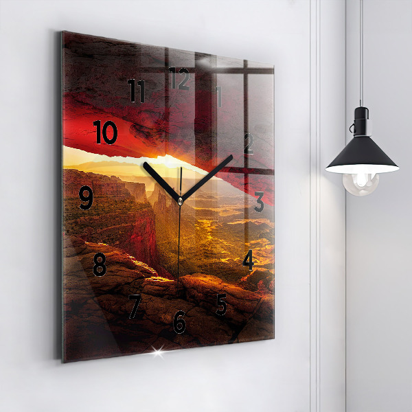 Square wall clock Grand Canyon Arizona