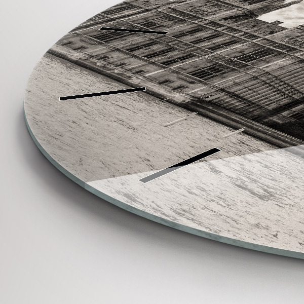 Round glass wall clock London Big Ben