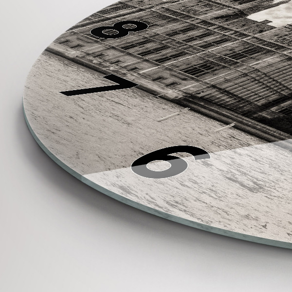 Round glass wall clock London Big Ben