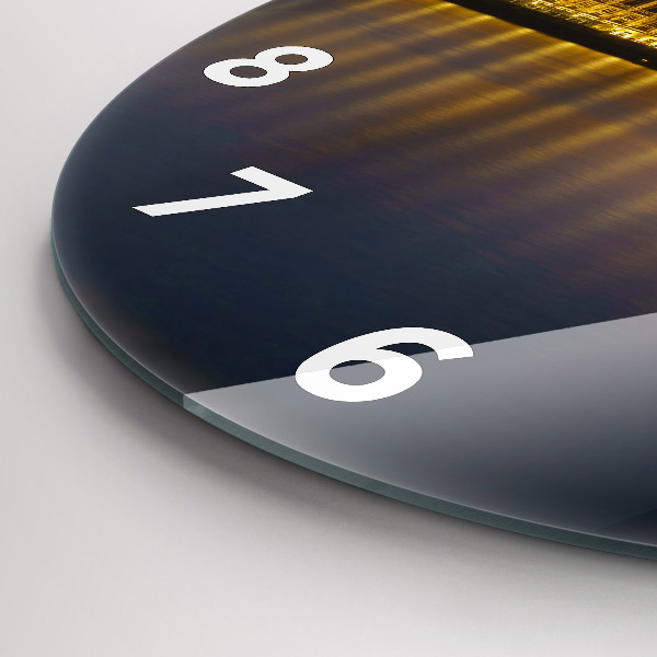 Round glass wall clock Winchester Palace London