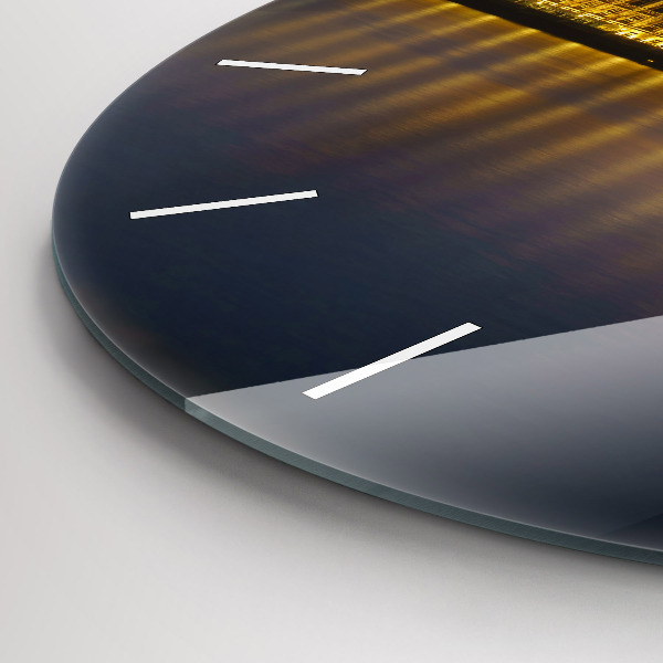 Round glass wall clock Winchester Palace London