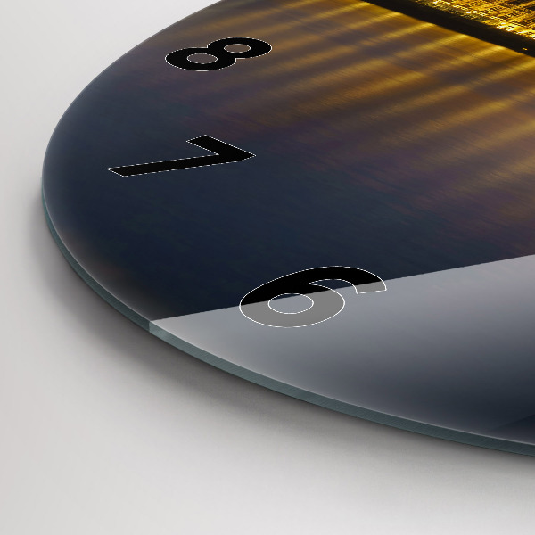 Round glass wall clock Winchester Palace London