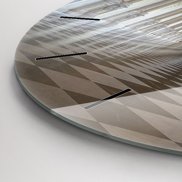 Round glass wall clock La Veneria Reale Museum