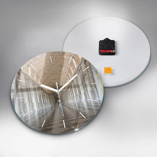 Round glass wall clock La Veneria Reale Museum