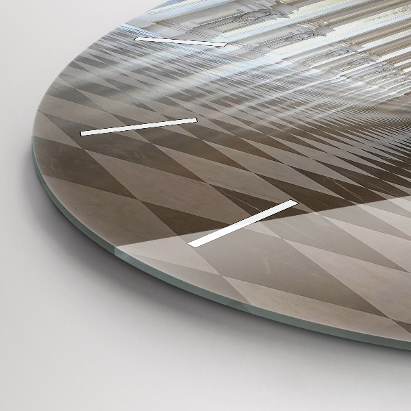 Round glass wall clock La Veneria Reale Museum