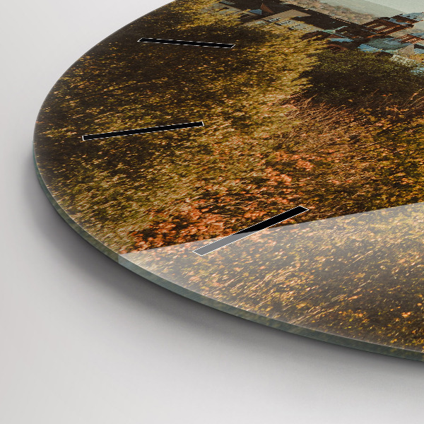 Round glass wall clock Glasgow Art Gallery