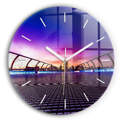 Round glass wall clock St. Paul's Cathedral