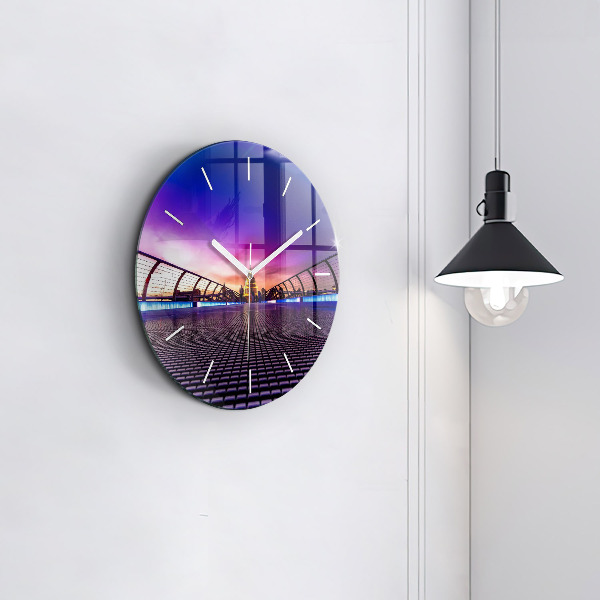 Round glass wall clock St. Paul's Cathedral