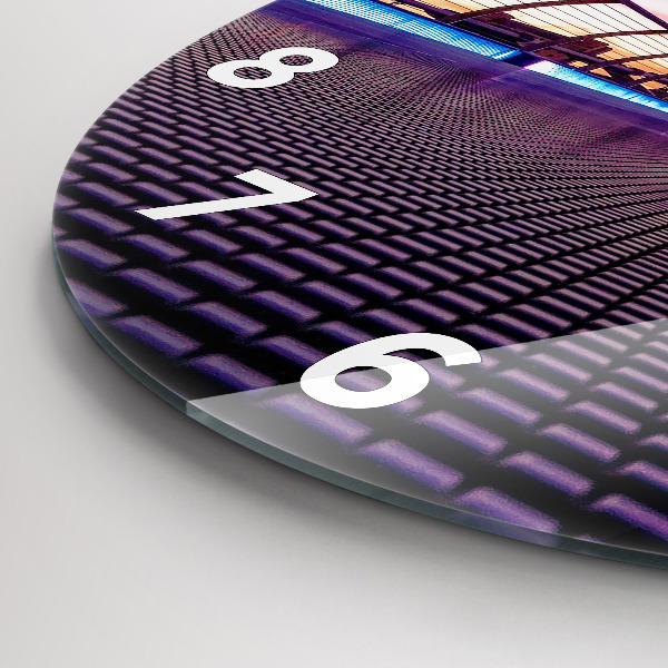 Round glass wall clock St. Paul's Cathedral