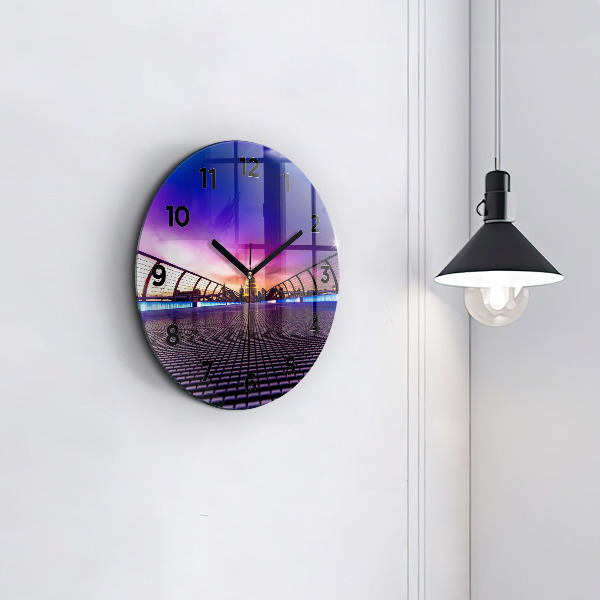 Round glass wall clock St. Paul's Cathedral