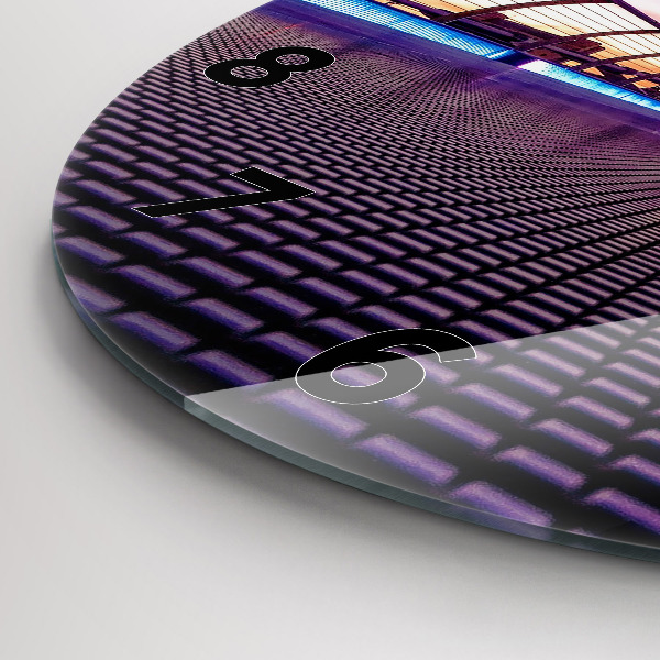 Round glass wall clock St. Paul's Cathedral