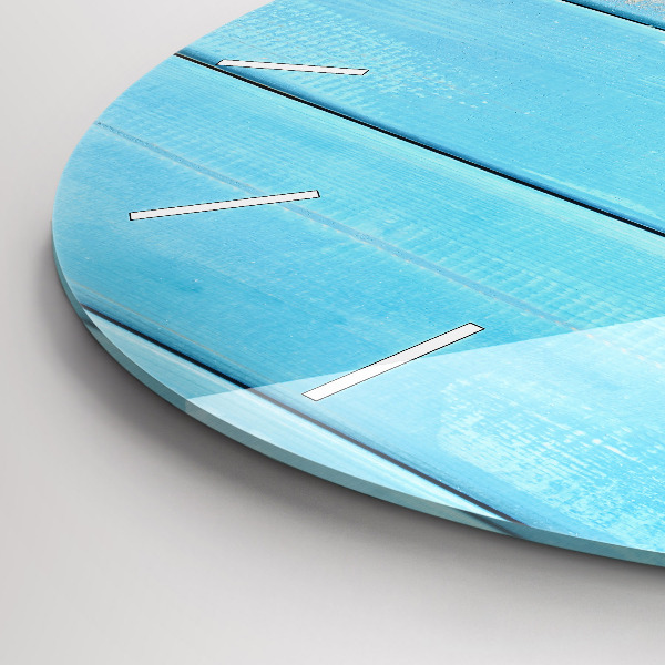 Round glass wall clock Beach accessories and boards