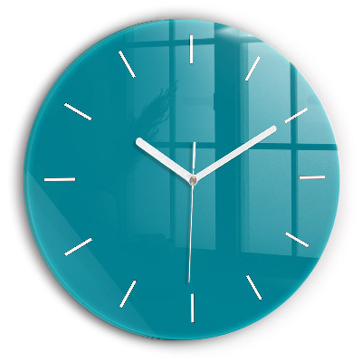 Round glass wall clock Maritime