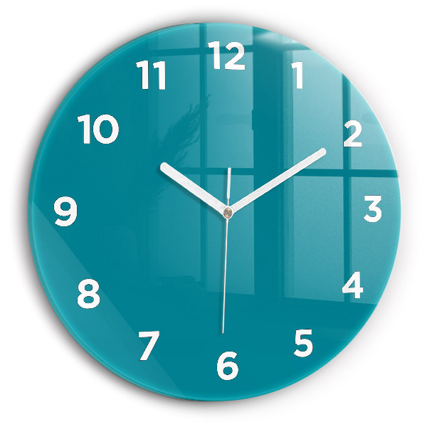 Round glass wall clock Maritime