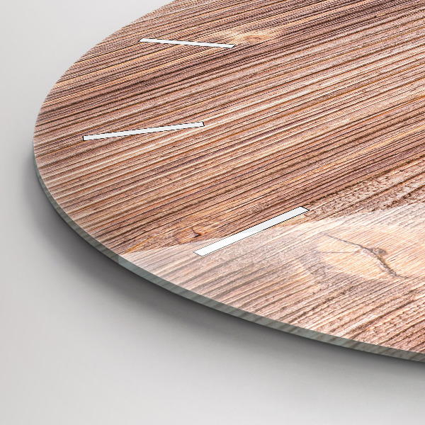 Round glass wall clock Peppers