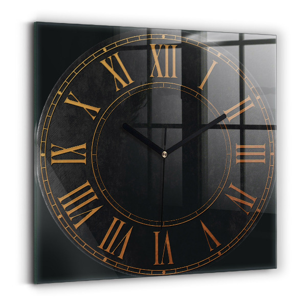 Square kitchen clock Old Roman numerals