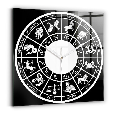 Square kitchen clock Zodiac