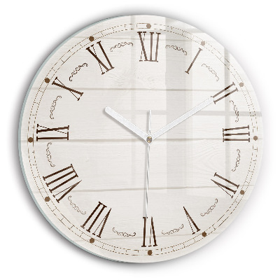 Round wall clock Roman Numerals