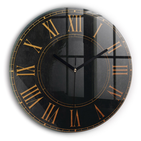 Round wall clock Old Roman Numerals