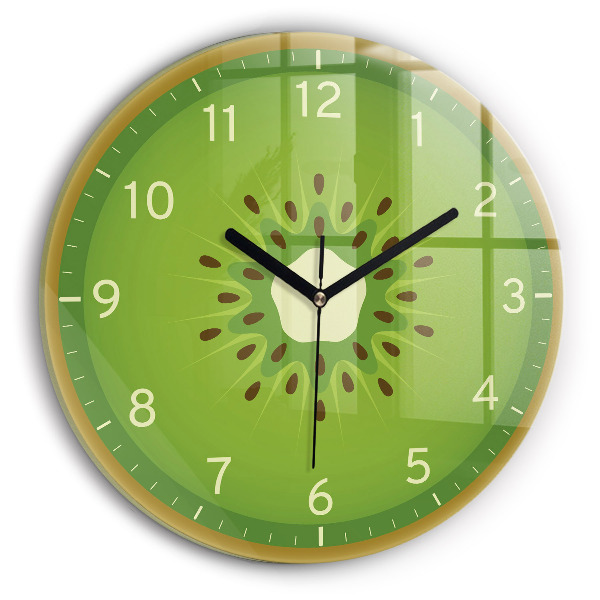 Round wall clock Kiwi Fruit