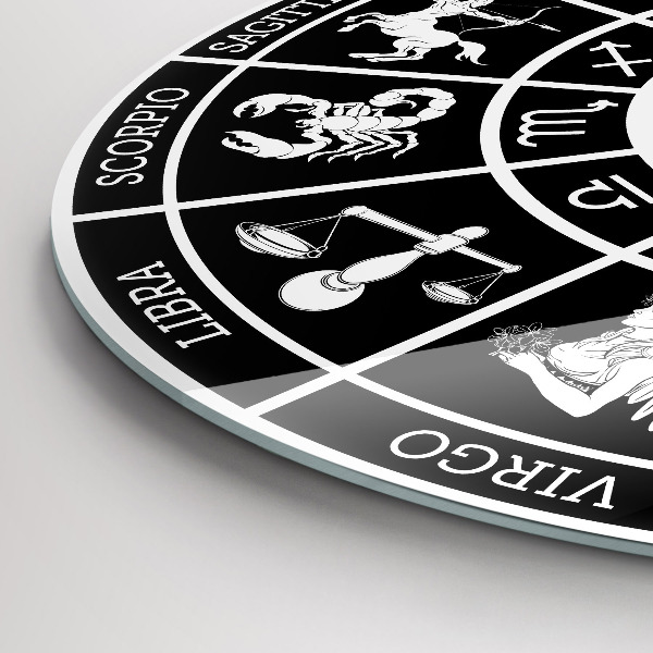 Round wall clock Zodiac
